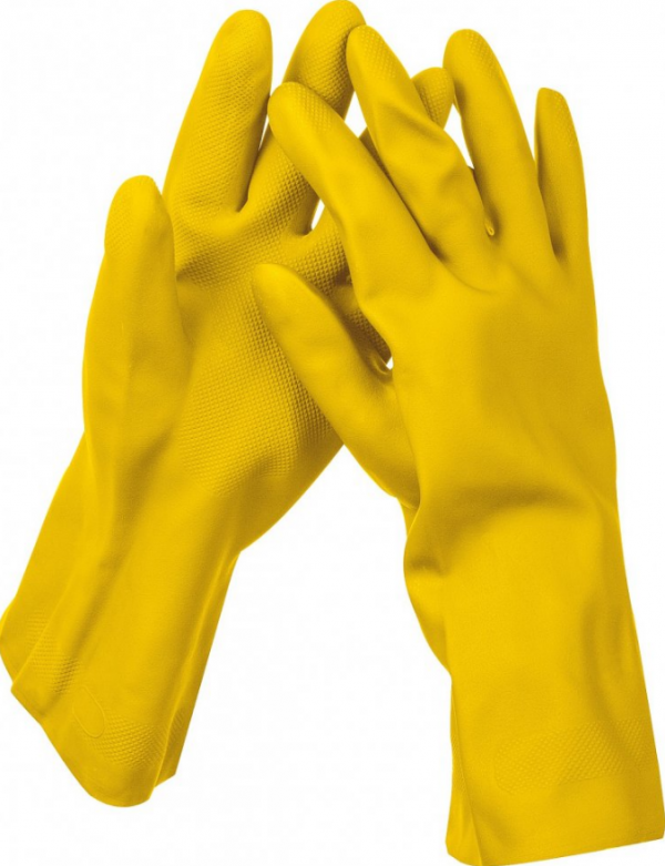 Yellow rubber gloves M (447-005) Yellow rubber gloves M (447-005)
